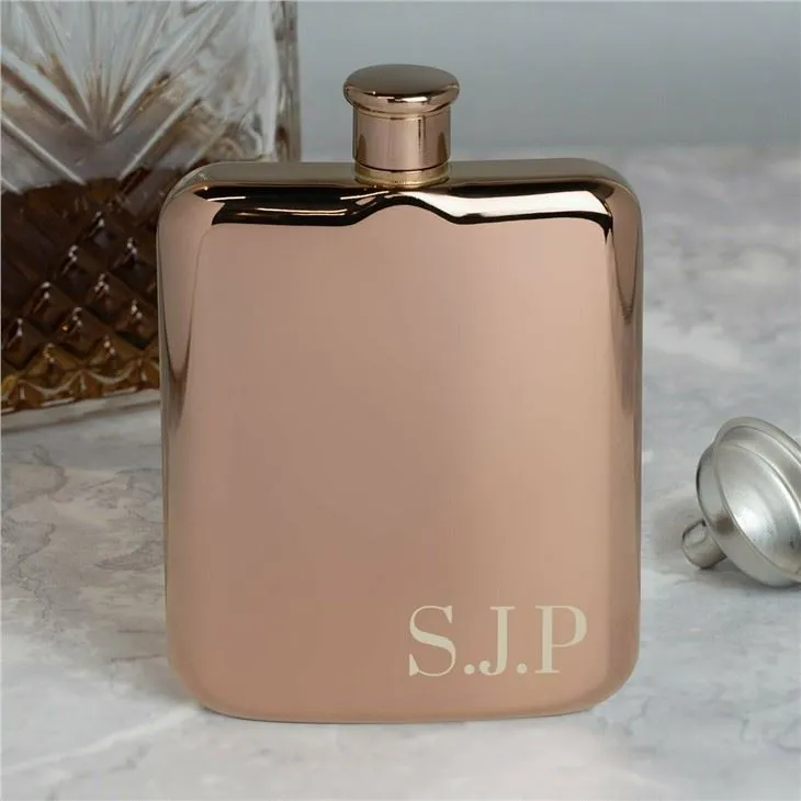 6oz tooj liab stainless hlau-hip flask