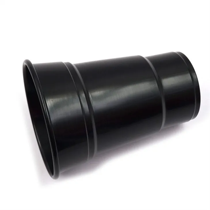 Black multi-section rolled aluminum cup detail