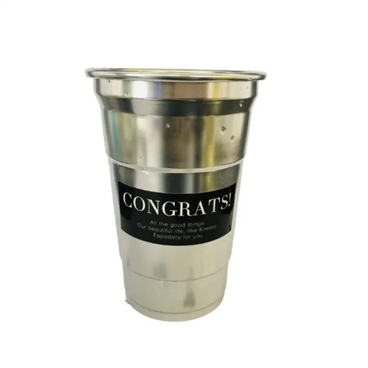 Pov tseg Kauj Ruam Npias Aluminium khob