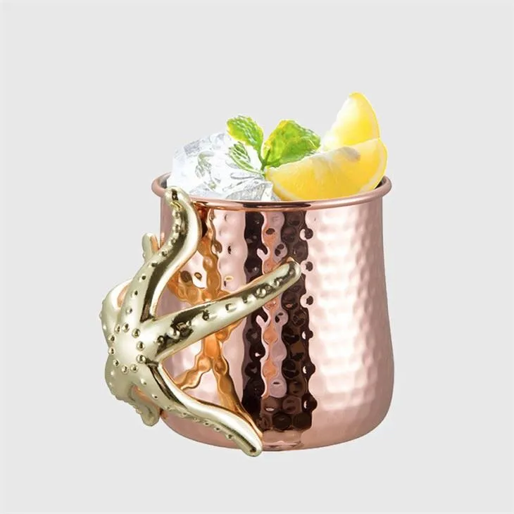 Hlau Moscow Mule mug Tsum Ntxuav