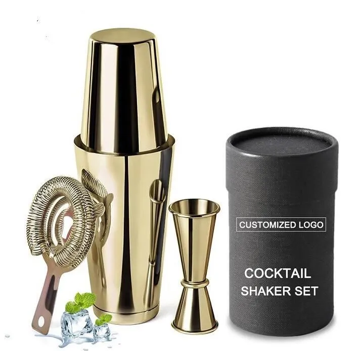 Professional Kub Cocktail Shaker Set