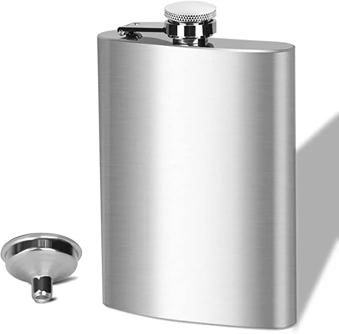 Sliver Stainless Hlau Hip Flask