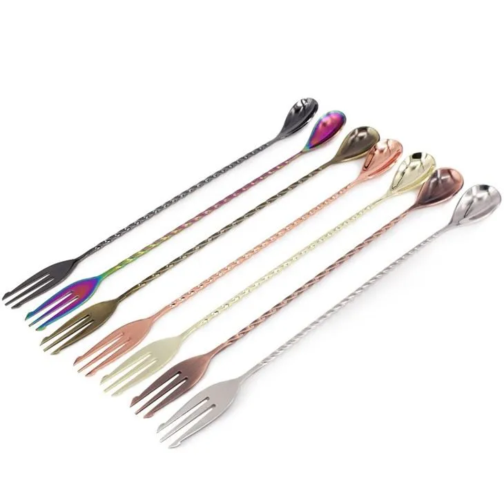 customized Stainless Steel cocktails stirring spoon