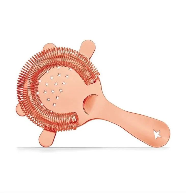 Stainless hlau Hawthorne Strainer 4 Prong