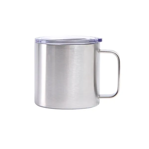 Stainless hlau Mug nrog hau