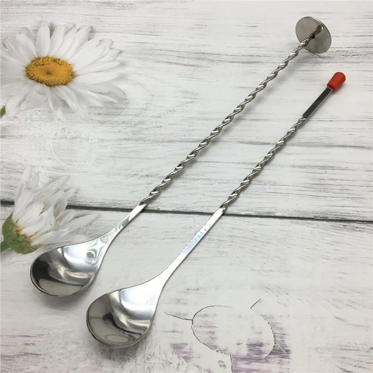 Stainless hlau Twisted Bar diav
