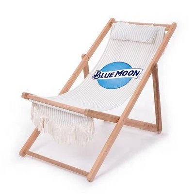 Bule Moon Wood Beach Chair